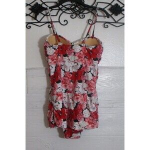 Shore Shapes One Piece Swimsuit Women's Size 12 Multicolor Floral Adjustable